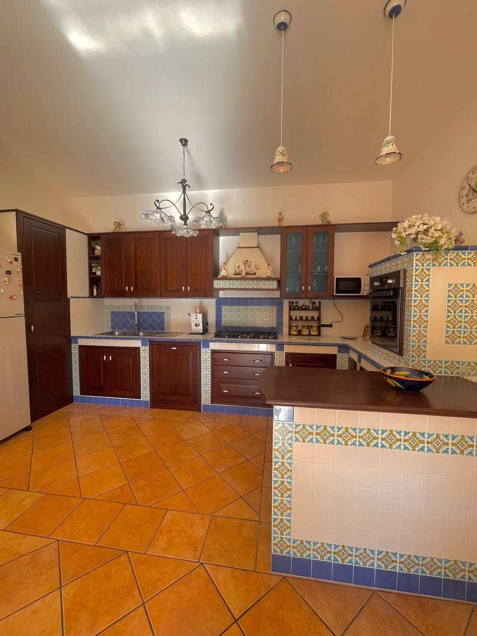 Panoramic Apartment | Private kitchen | Full-size fridge, stovetop, espresso maker, coffee/tea maker