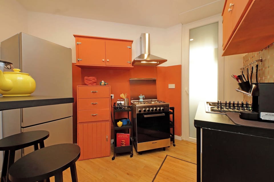 Apartment | Private kitchen | Espresso maker, electric kettle, dining tables