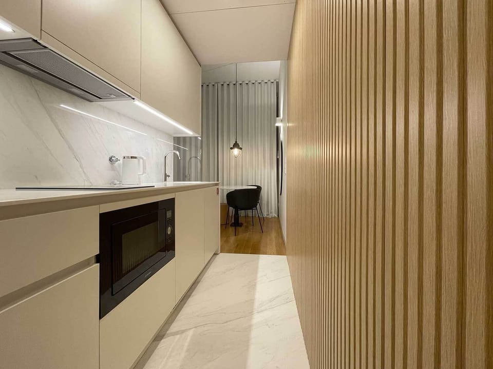 Executive Condo, 2 Twin Beds, Garden View | Private kitchen | Fridge, microwave, stovetop, espresso maker