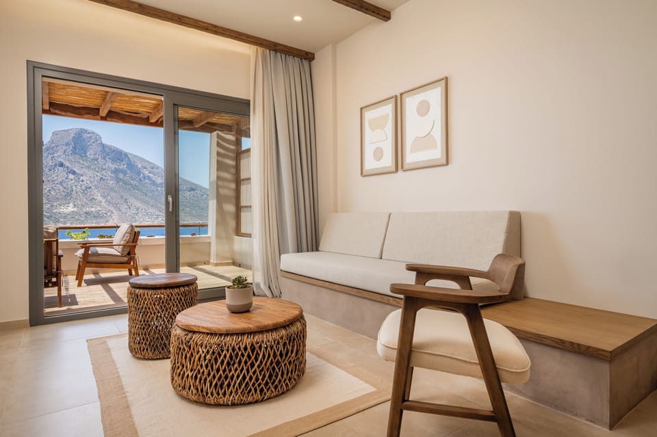 Superior Studio Suite, 2 Bedrooms | Living area | TV