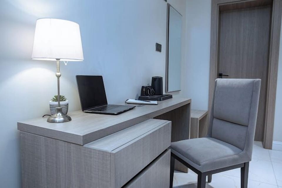 Deluxe Apartment, Balcony, City View | 2 bedrooms, in-room safe, desk, laptop workspace