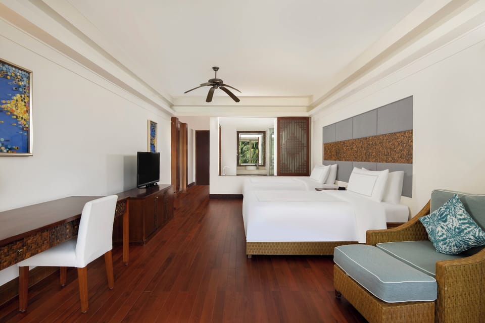 Room, 2 Twin Beds, Pool View (Swiss Select) | Premium bedding, in-room safe, desk, blackout drapes