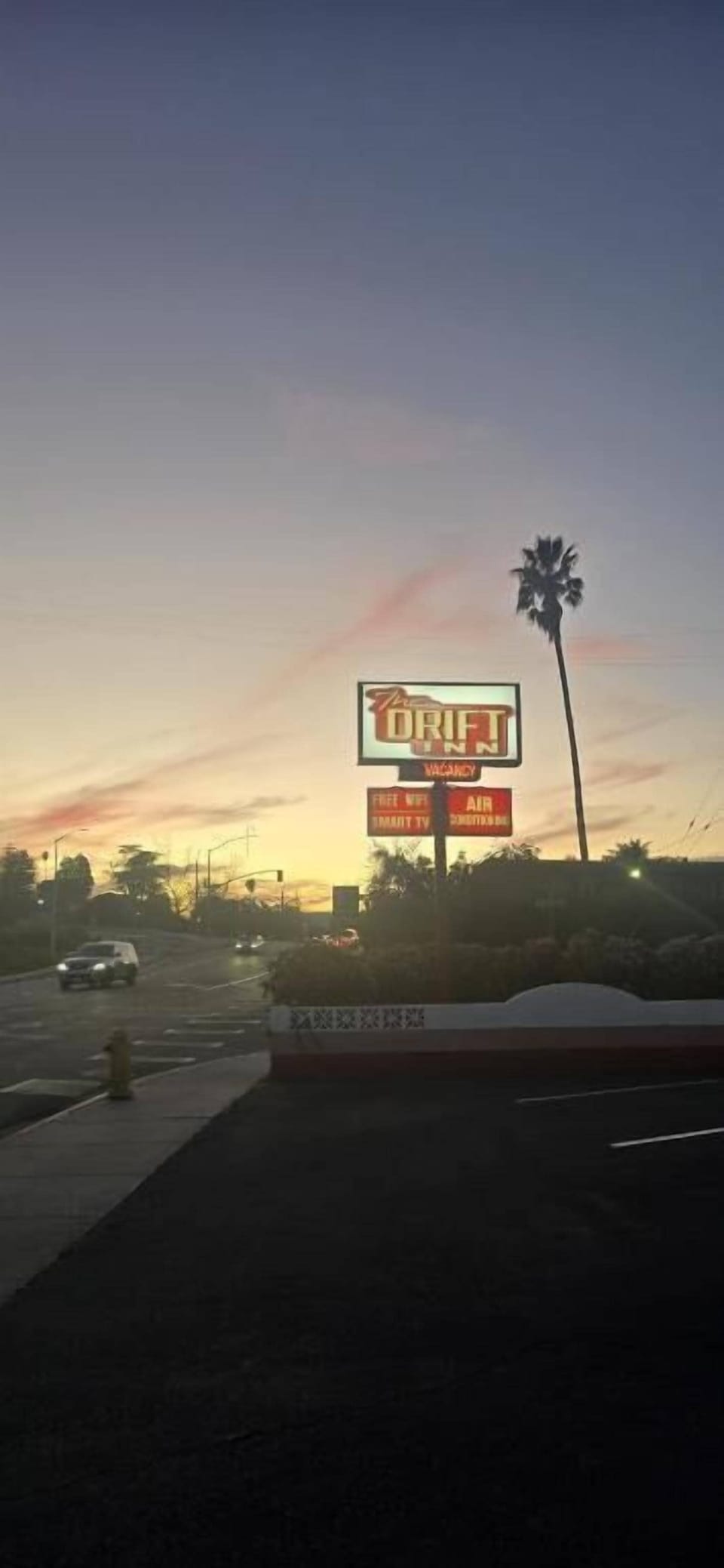 Front of property - evening/night