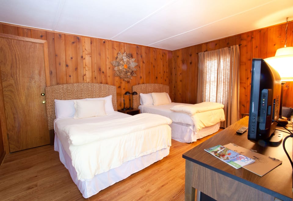 Standard Room, 2 Double Beds | Desk, iron/ironing board, free WiFi, bed sheets