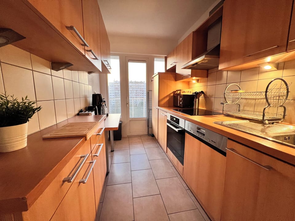 Apartment, City View | Private kitchen