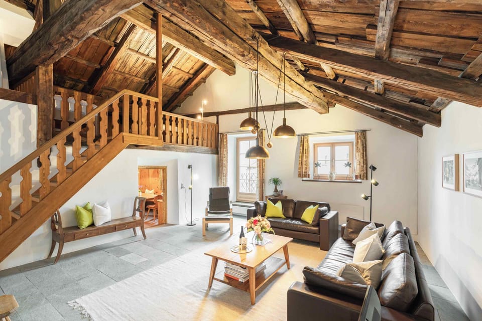 Executive Penthouse | Living area | 43-inch Smart TV with satellite channels