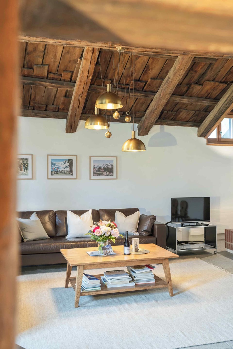 Executive Penthouse | Living area | 43-inch Smart TV with satellite channels