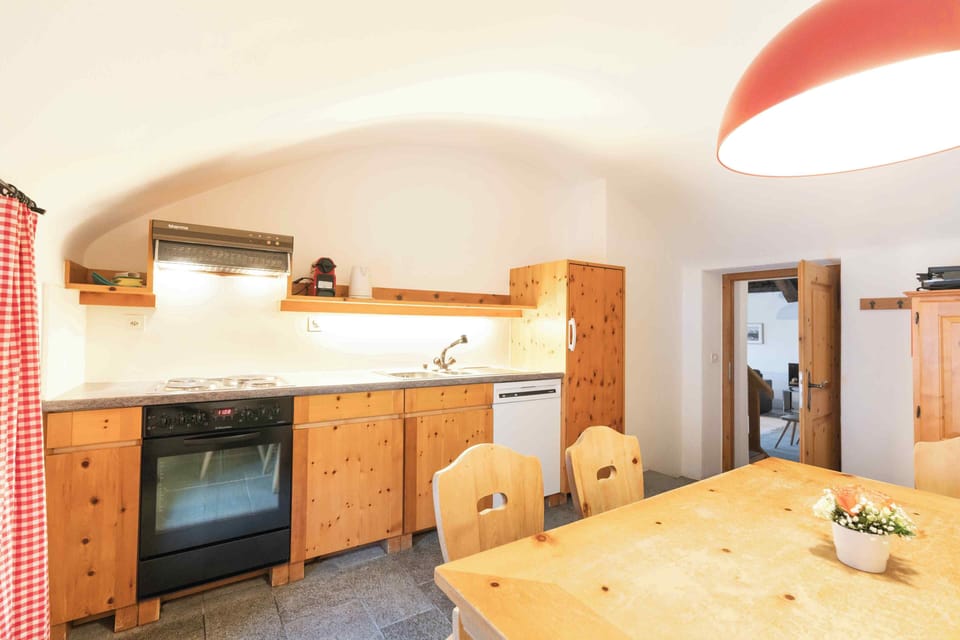 Executive Penthouse | Private kitchen | Full-size fridge, stovetop, espresso maker, electric kettle