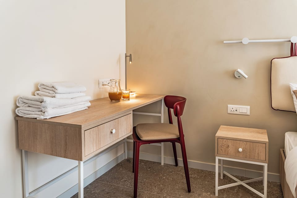 In-room safe, desk, laptop workspace, blackout drapes