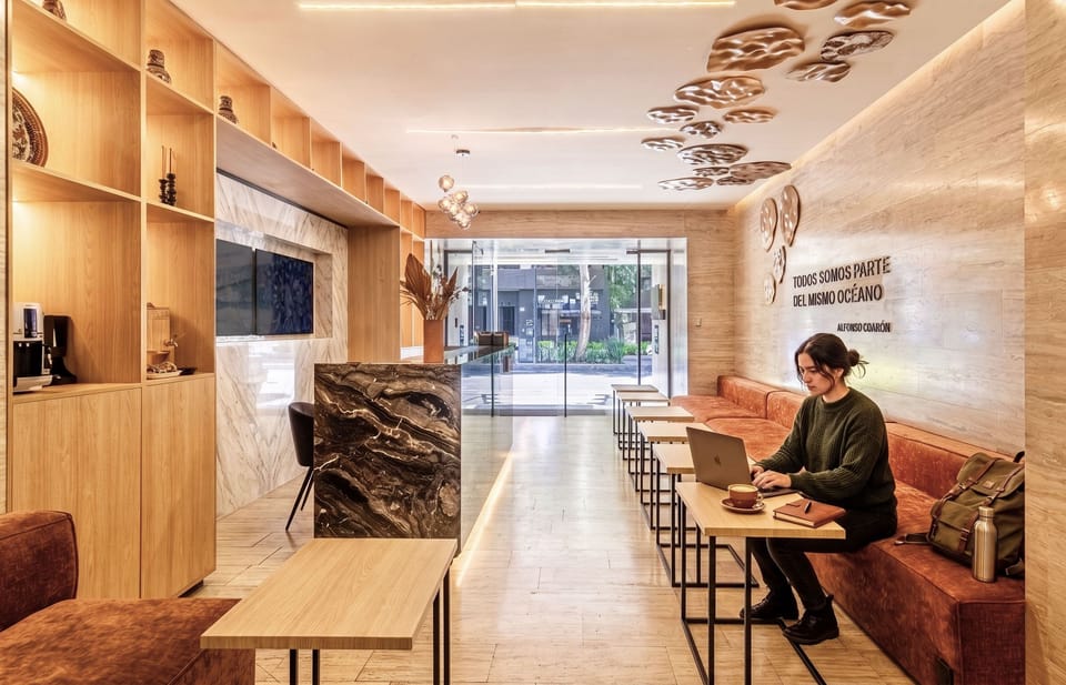 Lobby sitting area