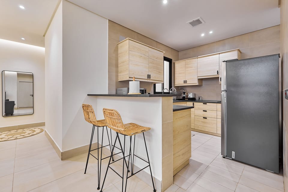 Premium Apartment, 3 Bedrooms | Private kitchen | Fridge, oven, stovetop, coffee/tea maker
