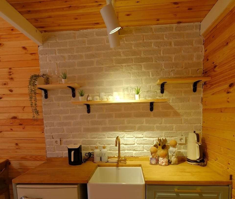 Luxury Bungalow, Private Pool, Garden View | Private kitchen | Mini-fridge, stovetop, highchair, cookware/dishes/utensils