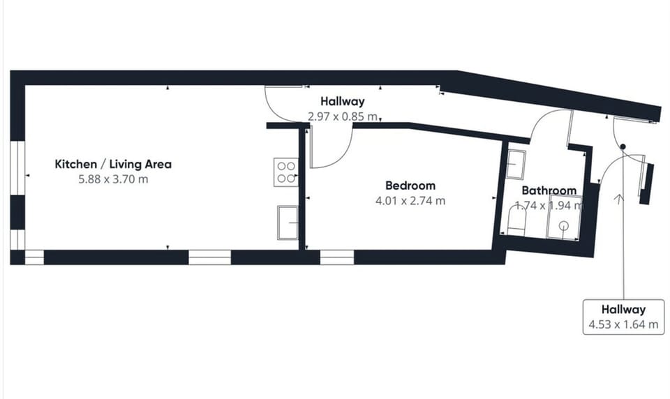 House | 1 bedroom, Internet