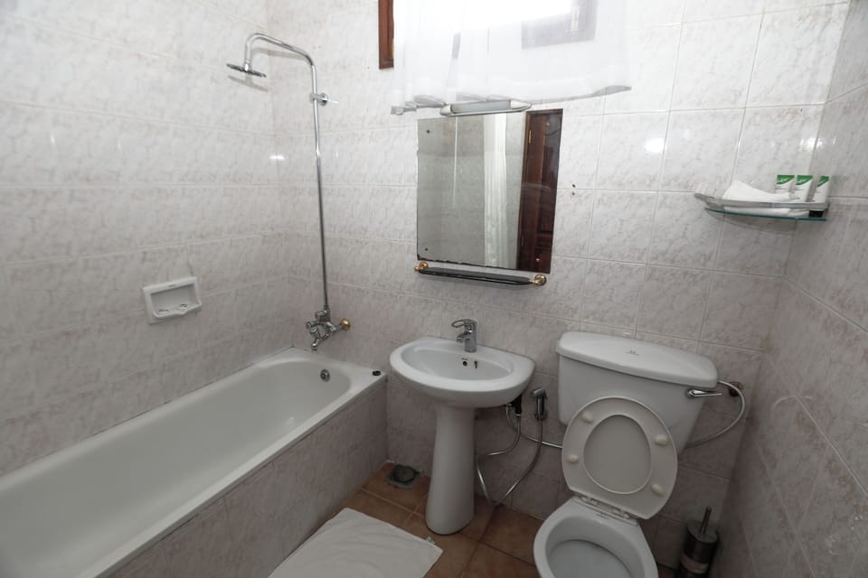 Classic Double Room | Bathroom | Shower, free toiletries, hair dryer, slippers