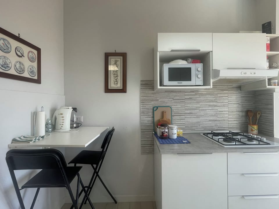 Shared fridge, microwave