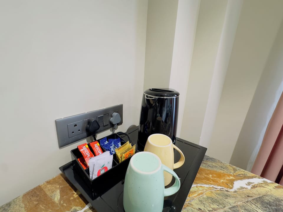 Premium bedding, memory foam beds, minibar (some free items), desk