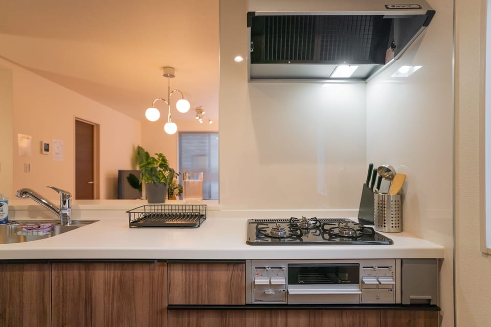 Luxury Villa | Private kitchen | Fridge, microwave, stovetop, dishwasher