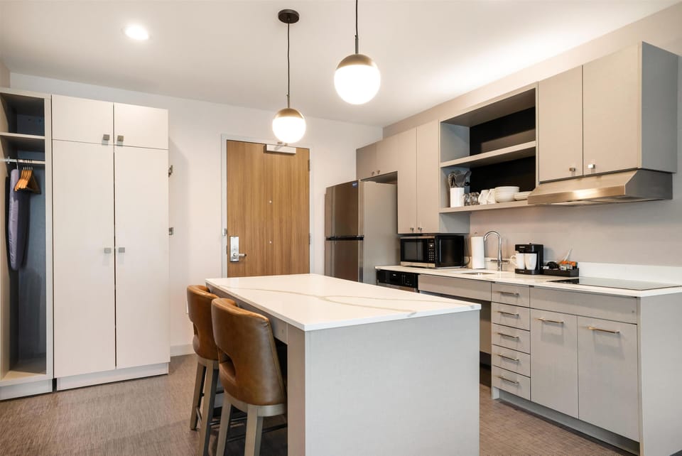 Studio Suite, 2 Queen Beds, Accessible, Bathtub | Private kitchen