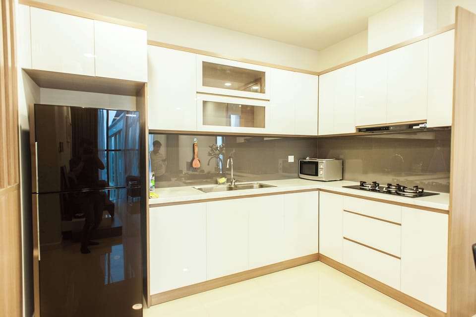 Luxury Apartment, City View | Desk, laptop workspace, iron/ironing board, free WiFi