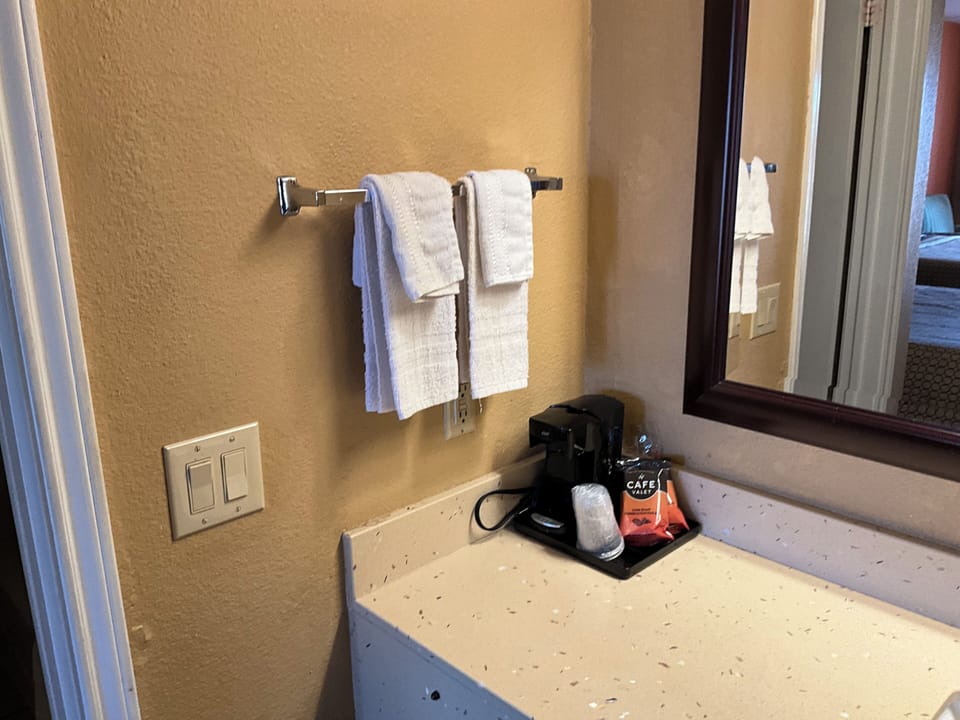 Double Room, 2 Queen Beds | Desk, laptop workspace, blackout drapes, soundproofing