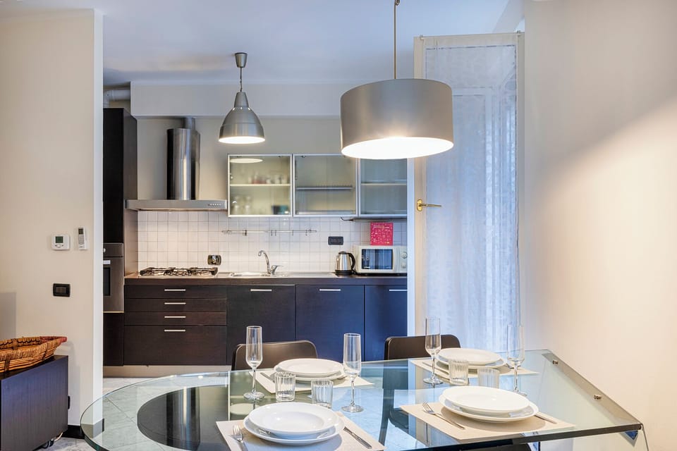 Basic Apartment | Private kitchen | Espresso maker, electric kettle