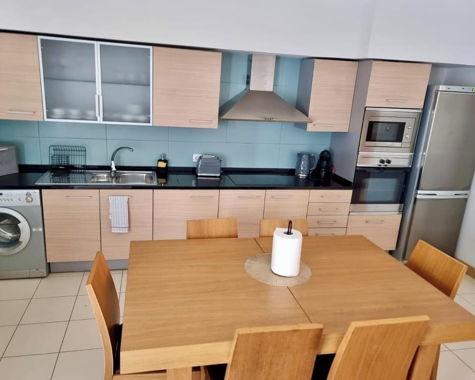 Apartment | Private kitchen | Fridge, microwave, oven, stovetop