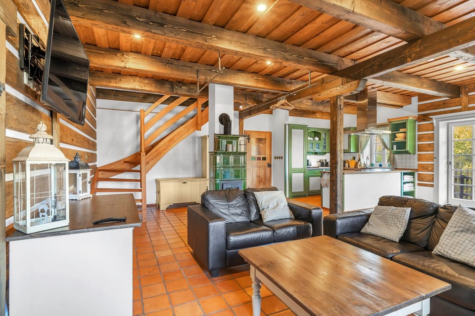 Villa | Living room | Fireplace