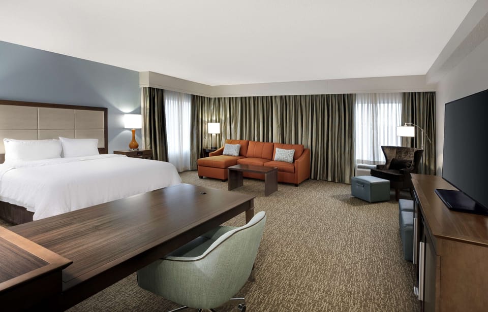 Premium bedding, blackout drapes, iron/ironing board, WiFi (free)