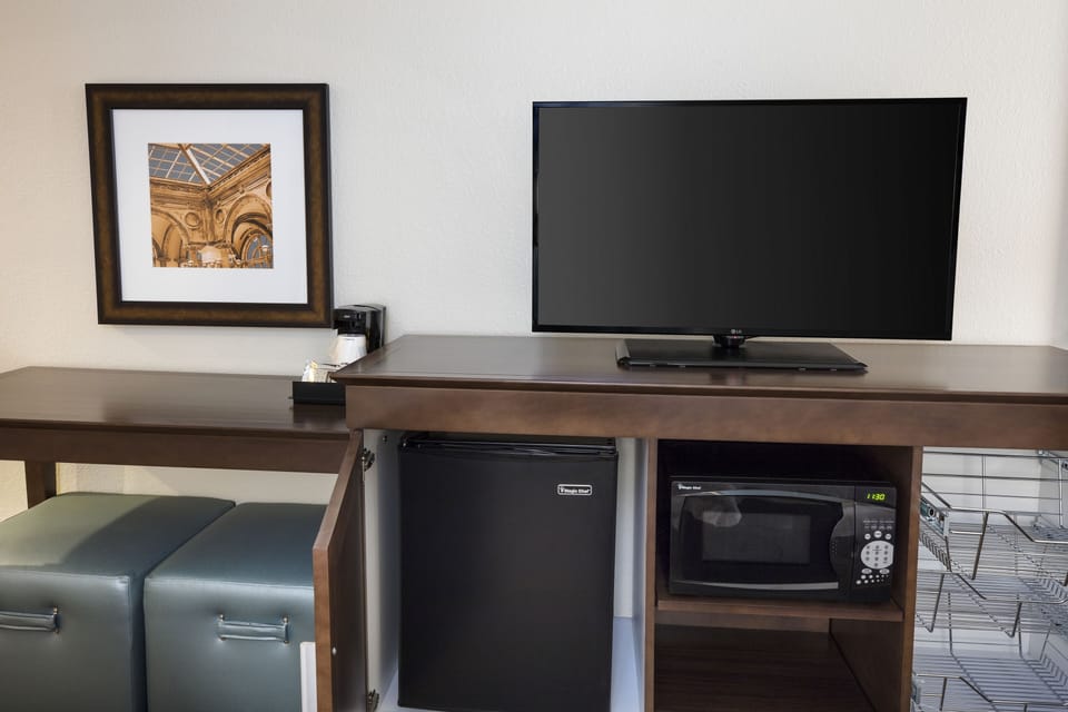 Premium bedding, blackout drapes, iron/ironing board, WiFi (free)