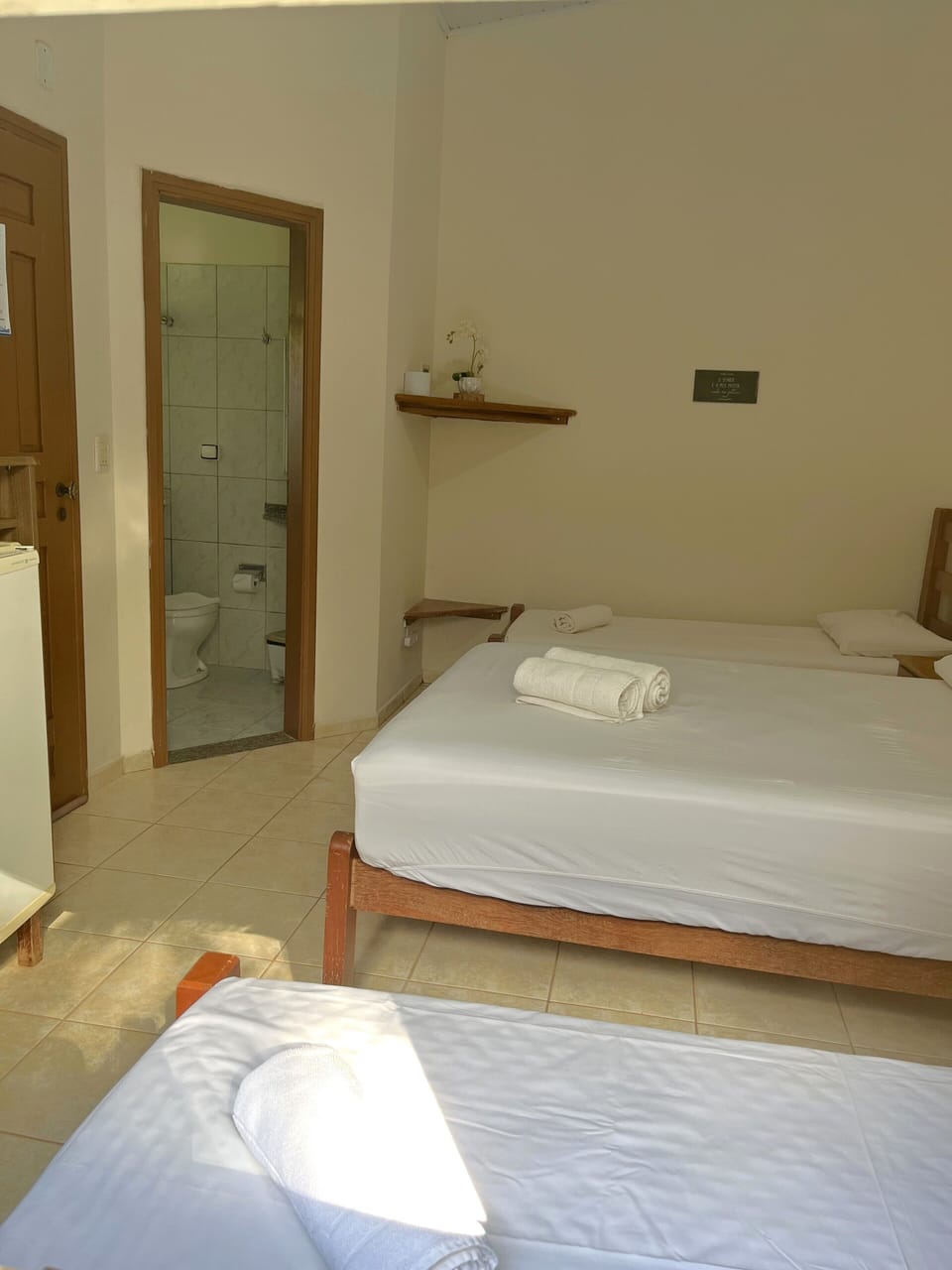 Standard Quadruple Room, Garden View | Individually furnished, free WiFi, bed sheets