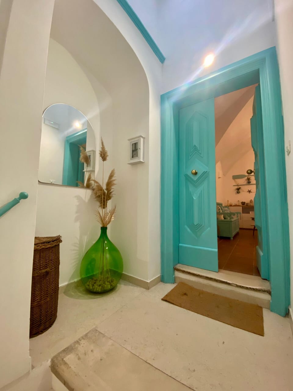 Interior entrance