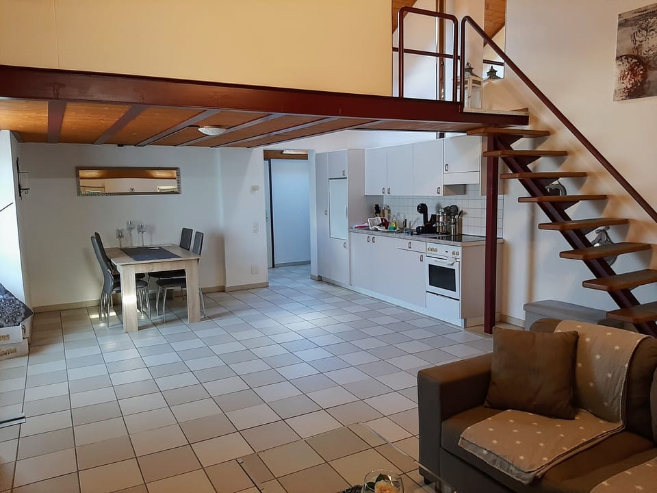 Deluxe Apartment | Private kitchen | Full-size fridge, microwave, oven, stovetop
