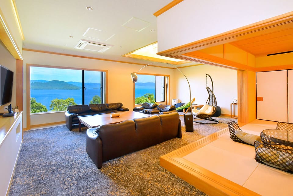 Premium Suite with Cypress Onsen View Bath - Non-Smoking | In-room safe, soundproofing, free WiFi