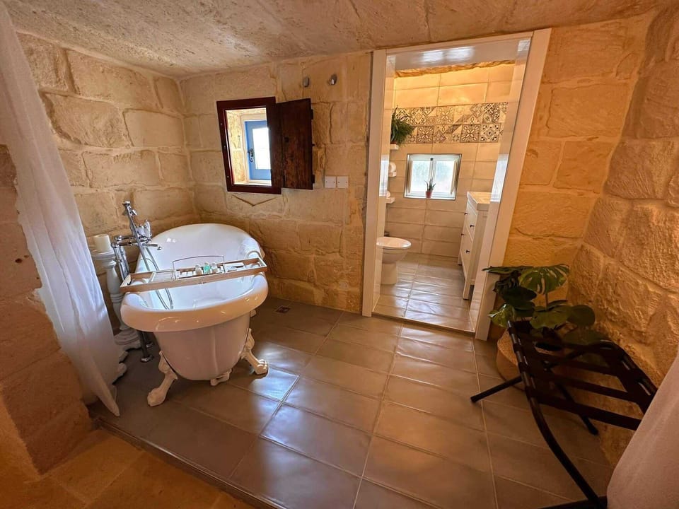 Superior Double Room, Bathtub | Bathroom | Free toiletries, hair dryer, towels, soap