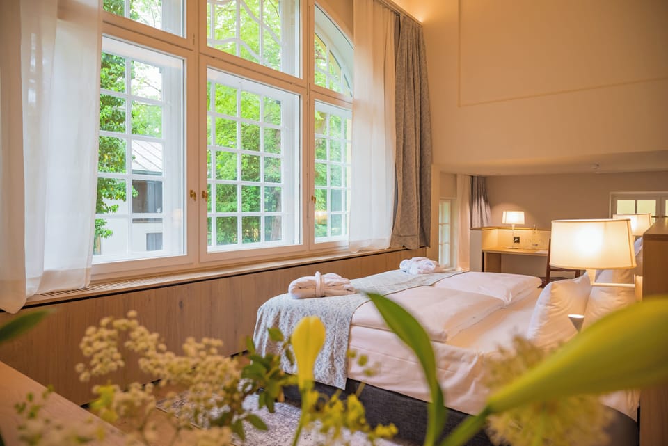 Lola Montez Suite | Hypo-allergenic bedding, desk, laptop workspace, soundproofing