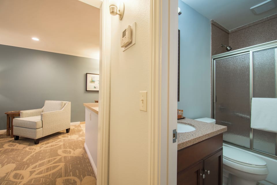 Hair dryer, towels