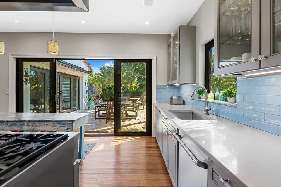 House, Multiple Beds, Pool Access, Pool View (Sylvan ) | Private kitchen | Fridge, microwave, oven, stovetop