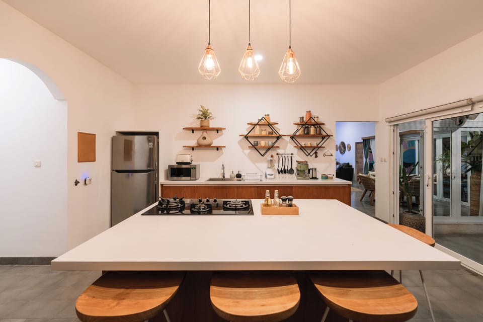 Family Villa, 3 Bedrooms, Private Pool | Private kitchen | Espresso maker, coffee/tea maker, electric kettle, toaster