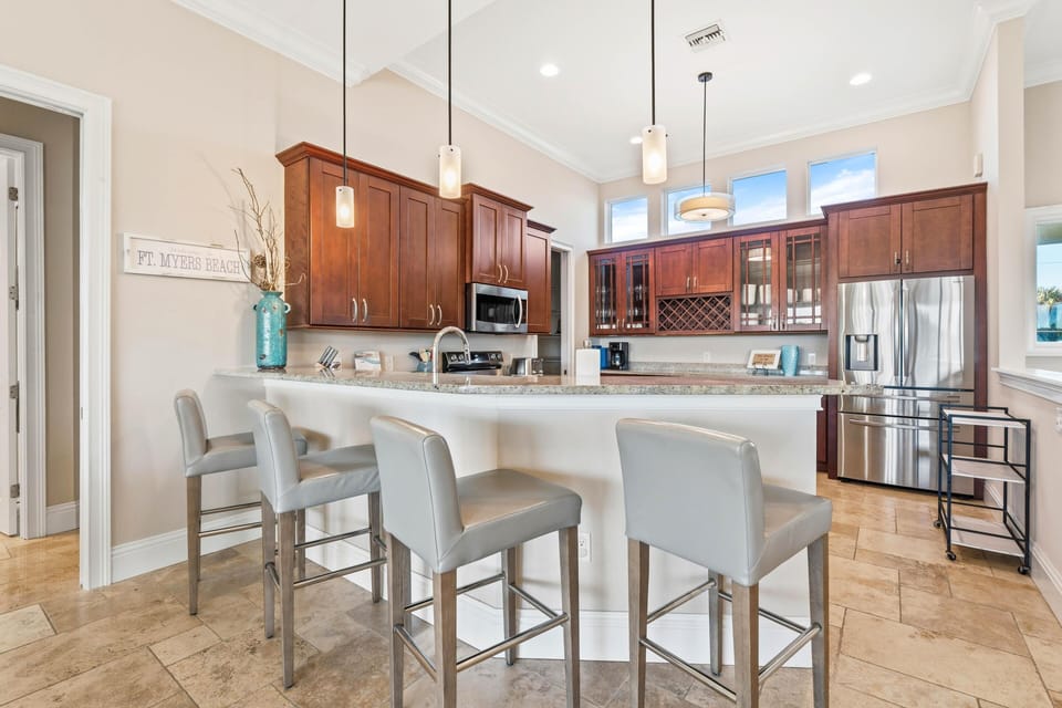 House, Multiple Beds (Sandy Getaway) | Private kitchen | Oven, toaster