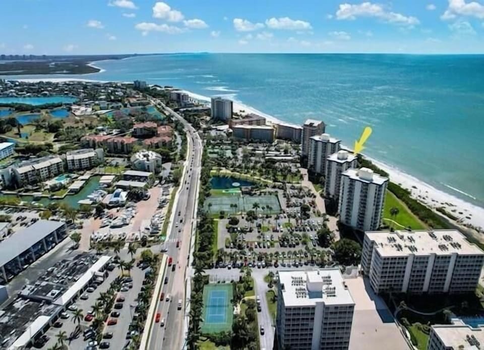 Condo, 1 King Bed with Sofa bed (Estero Beach & Tennis 1201-A) | Aerial view