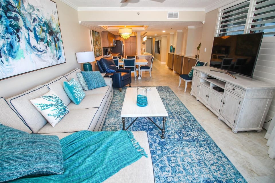 Condo, Multiple Beds (Ebb Tide 203) | Living area | TV