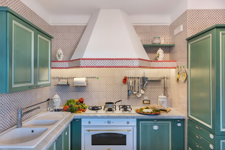Villa | Private kitchen | Espresso maker, coffee/tea maker, full-size fridge, oven