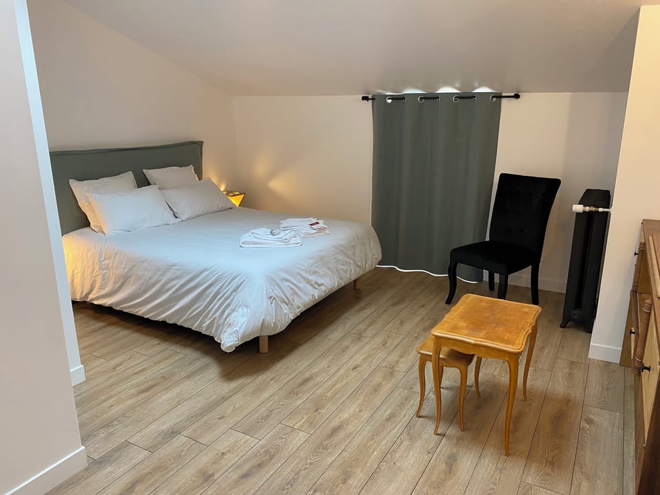 Deluxe Double Room (Saint Etienne) | Soundproofing, free WiFi, bed sheets