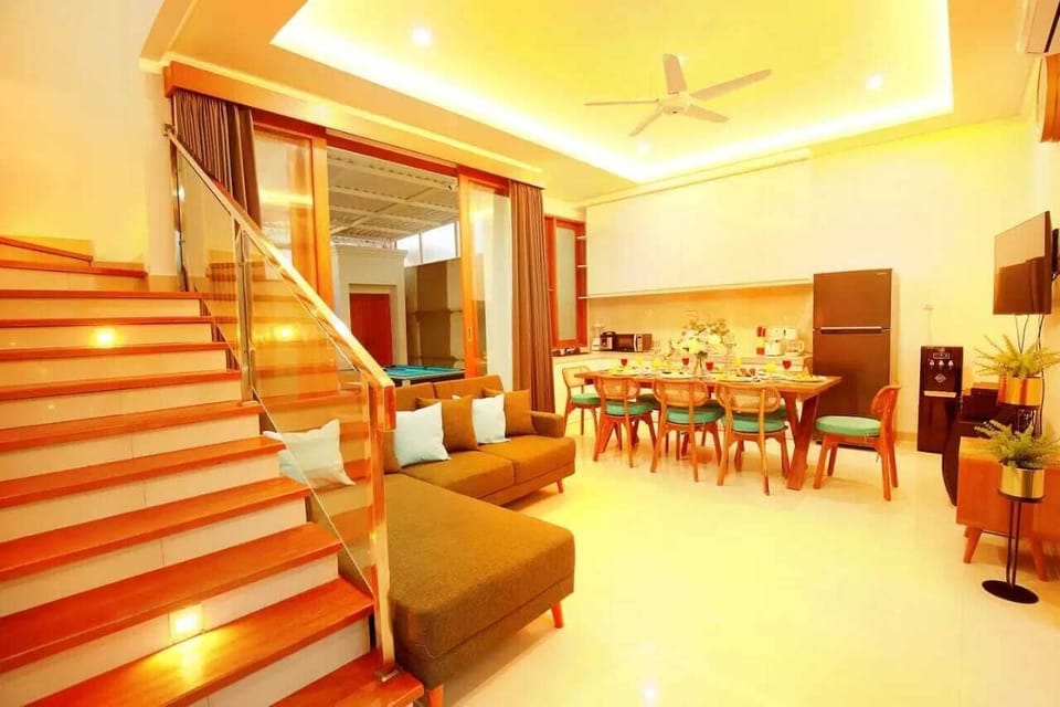 Luxury Villa, Ocean View | Living area | Flat-screen TV