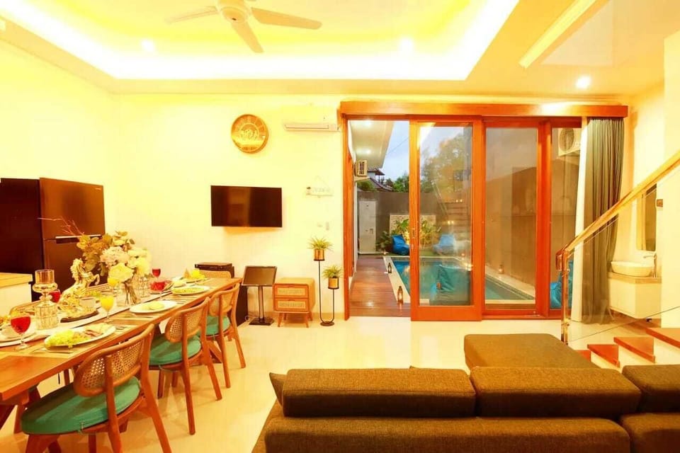Luxury Villa, Ocean View | Living area | Flat-screen TV