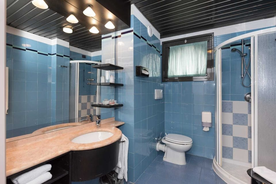 Classic Double or Twin Room, Private Bathroom | Bathroom | Shower, hair dryer, bidet, towels