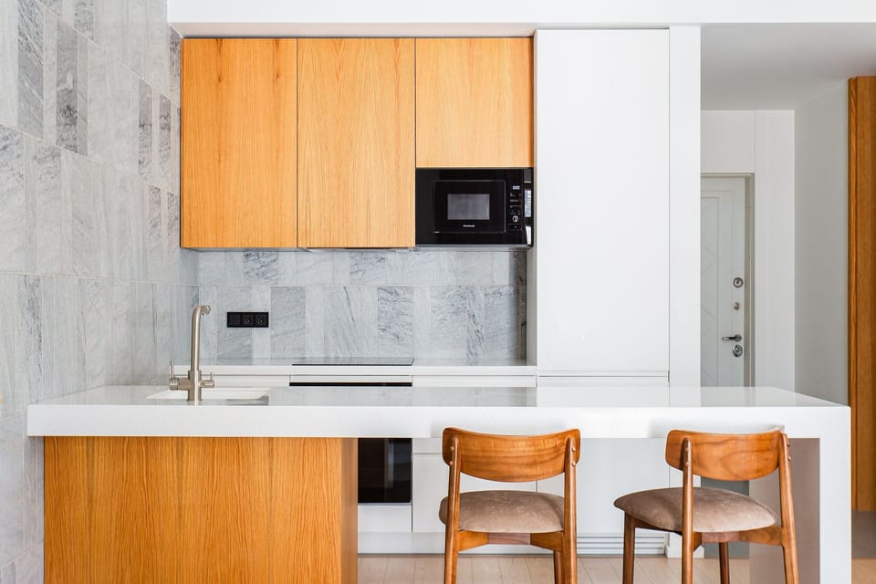 Luxury Apartment, Courtyard View | Private kitchen