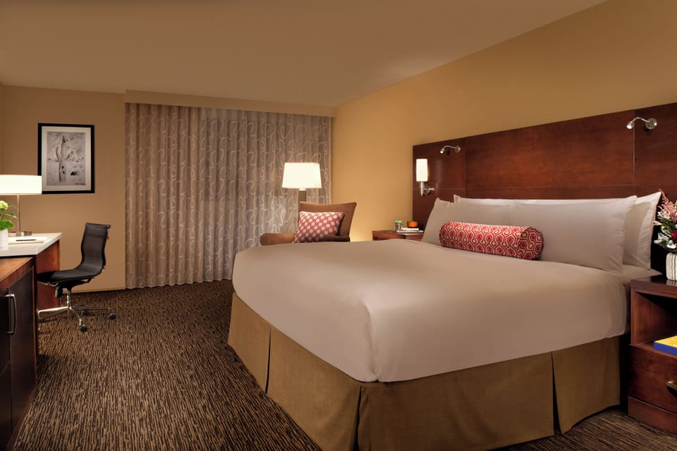 In-room safe, desk, laptop workspace, iron/ironing board