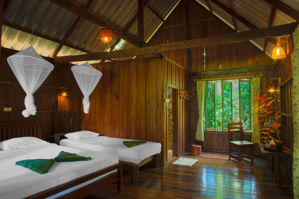 Deluxe Cabin, Balcony, Park View | Desk, laptop workspace, WiFi (free), individually decorated