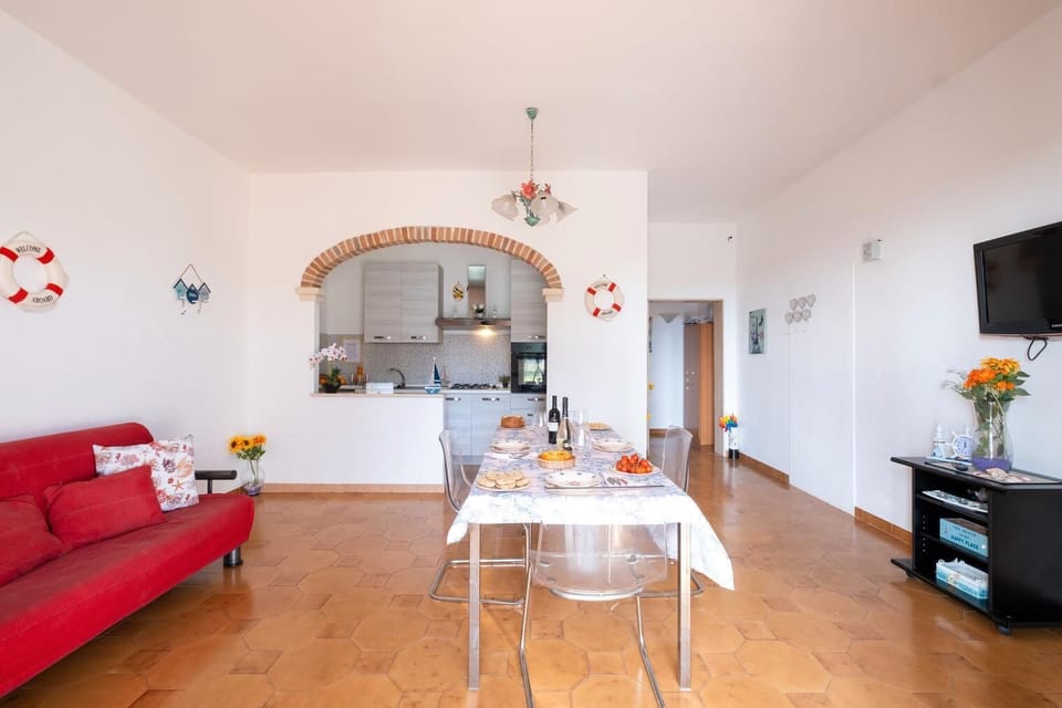 Villa, Patio, Sea View | Living area | 30-inch flat-screen TV with cable channels